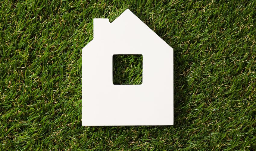 concepto de casa ecológica