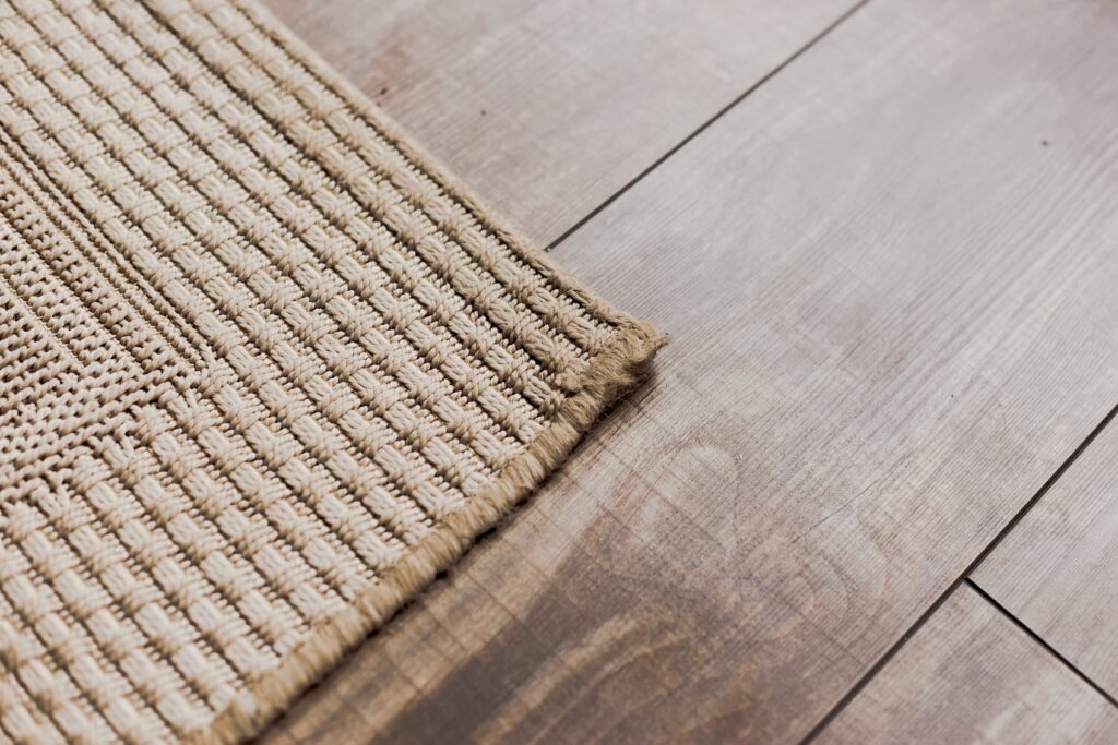alfombra protectora para el parquet