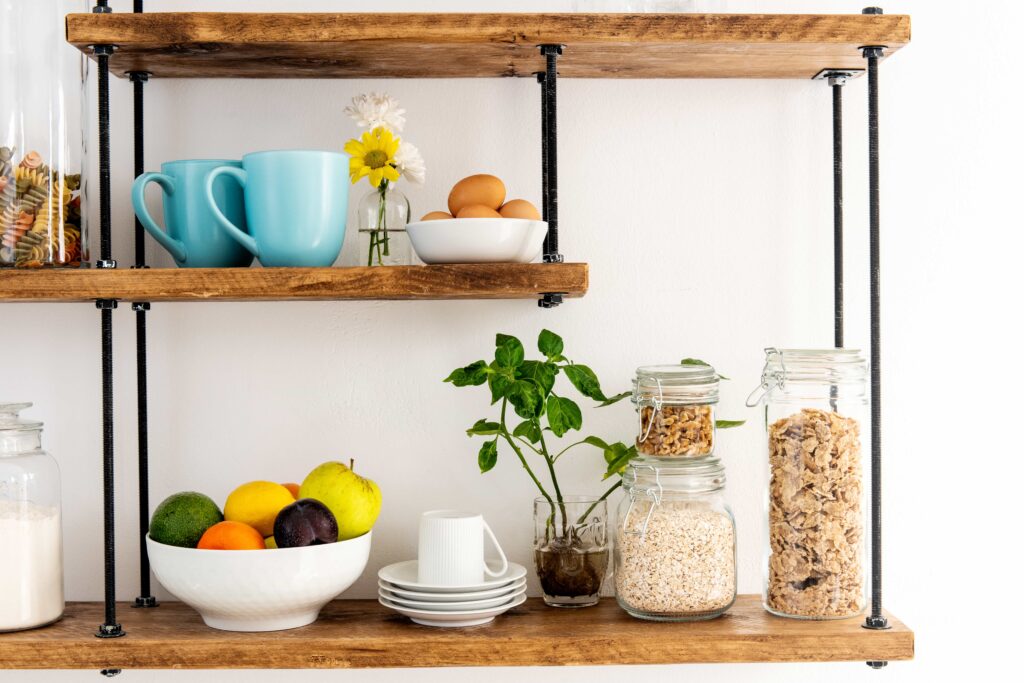 estantería de cocina